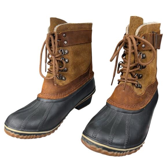 Sorel Women's Fancy Lace Brown Waterproof Snow Boot Size US 8 - Picture 6 of 10